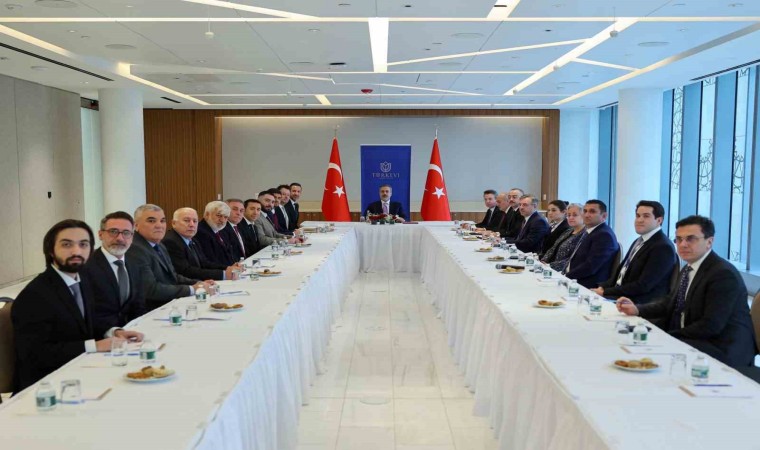 Dışişleri Bakanı Fidan, Türk-Amerikan Ulusal Yönlendirme Komitesi heyetini kabul etti