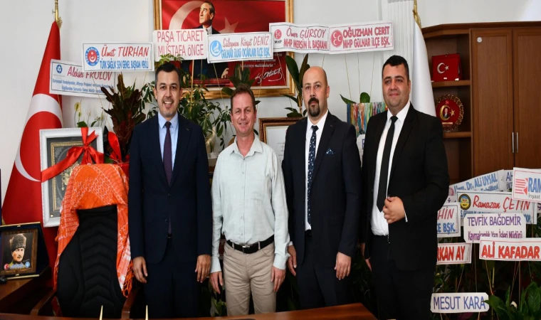 Aksa Doğalgaz’dan Gülnar Belediye Başkanı Fatih Önge’ye ziyaret