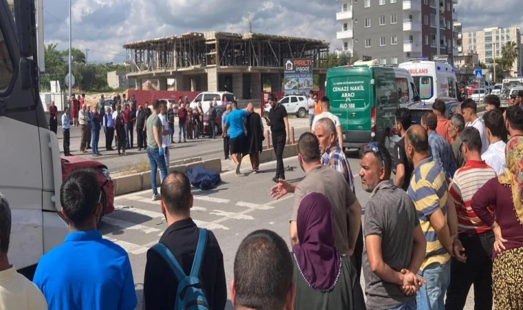 Mersin'de otomobil ile motosiklet çarpıştı: 1 ölü