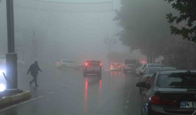 Şırnak’ta sis trafiği olumsuz etkiledi