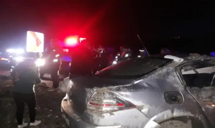 Burdur’da otomobil takla attı: 5 yaralı
