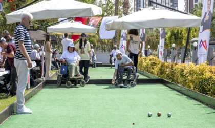 Mersin'de özel bireyler Ortopedik Engelliler Bocce Turnuvası'nda yarıştı