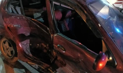Tarsus’ta trafik kazası 1yaralı